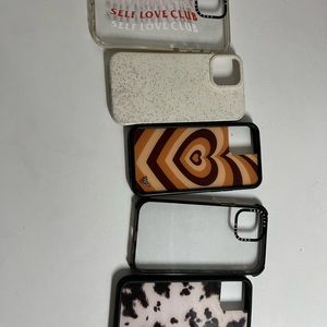 Bundle of Wildflower Cases and Casetify Cases for iPhone 12 Pro